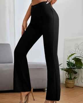 Women's Hip-lifting All-match Straight Suit Pants