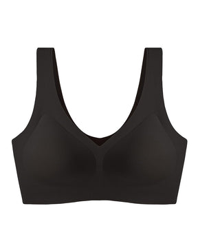 Seamless Comfort V Neck Pullover Sleep Bra With Removable Pads