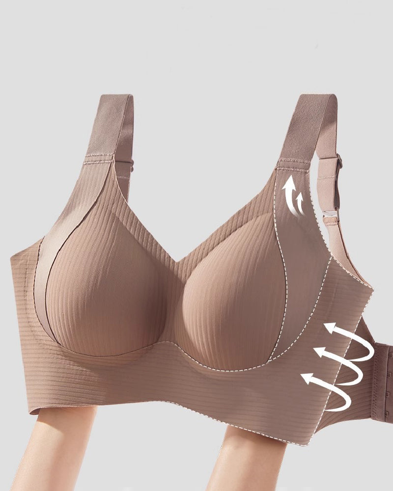 Women's Seamless Push Up Bras Full Cup No Underwire Anti-sagging Breathable Bras