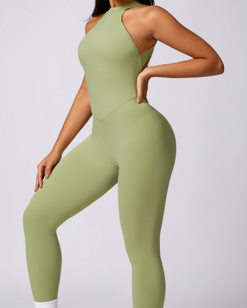 Peach Hip-lifting and Beautiful Back Quick-drying Yoga Jumpsuit