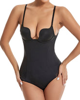 Seamless Corset Backless Bodysuits U Plunge Tummy Control Shapewear