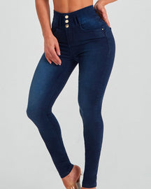 High Waist Skinny Stretch Shaping Butt lift Jeans