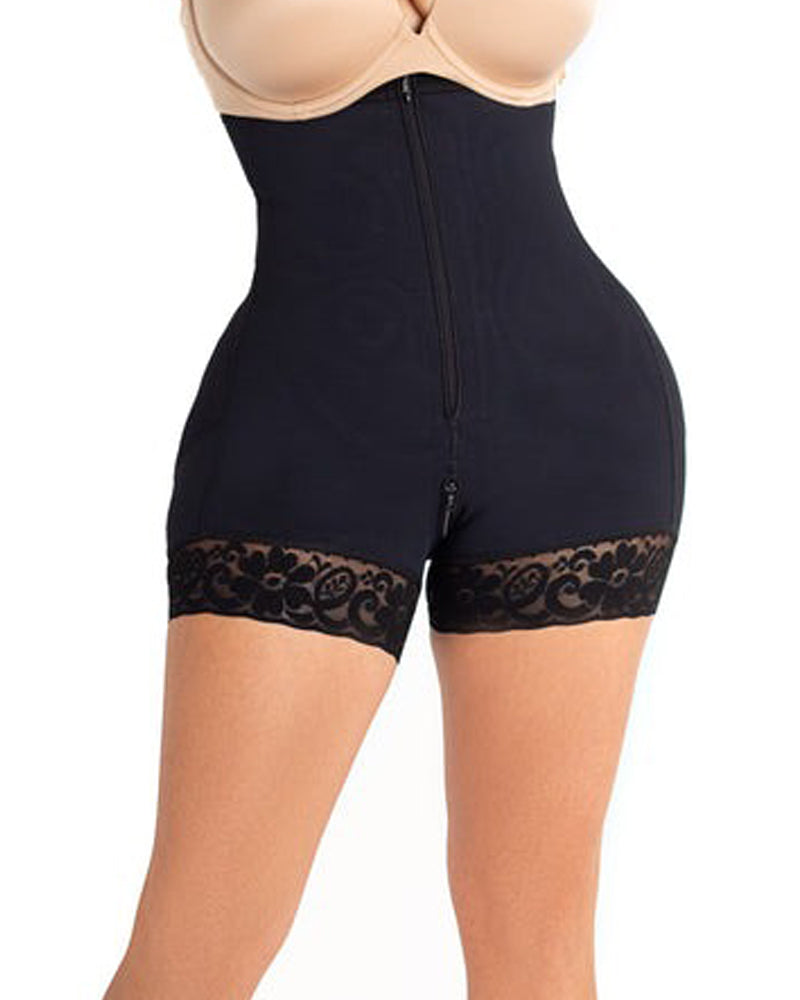 High Waist Colombian Girdle Shorts Butt Lifter Slimming Postpartum Body Shaper Panty