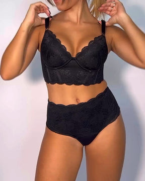 Women's Push Up Lace Shaper Bra