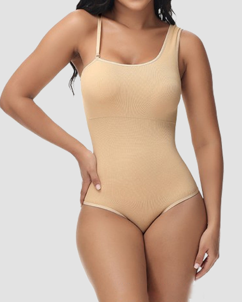 Women's Tummy Control Stretch Thong Bodysuit Sculpting Slimming Shapewear