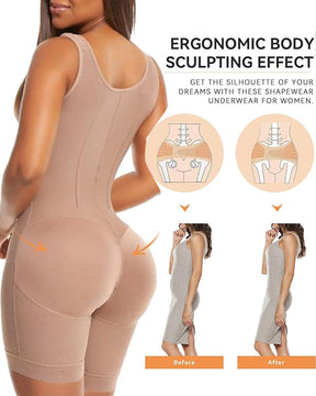 Compression Garment Short Shapewear For Women With Bra