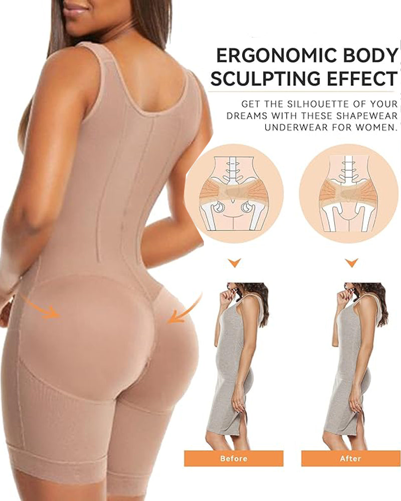 Compression Garment Short Shapewear For Women With Bra