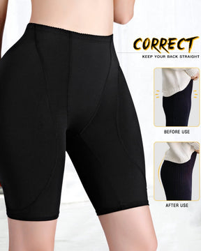 Women's Mid-rise Tummy Control Butt Lifting Shaping Shorts