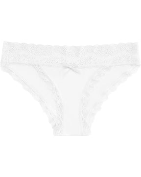 Sexy Lace Stitching Seamless Underwear High Cut Thin Bikini Briefs