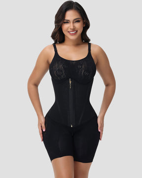 Chest Support Hourglass Corset Zipper Tummy Control Waist Trainer (Pre-Sale)