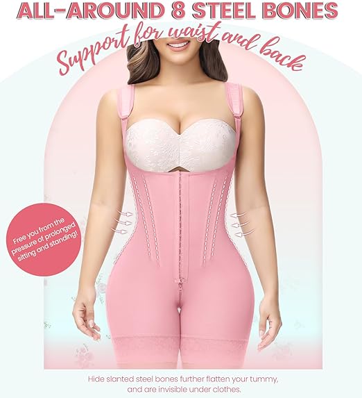 Fajas Colombianas Full Body Tummy Control Butt Lifting Post Surgery Compression Shapewear