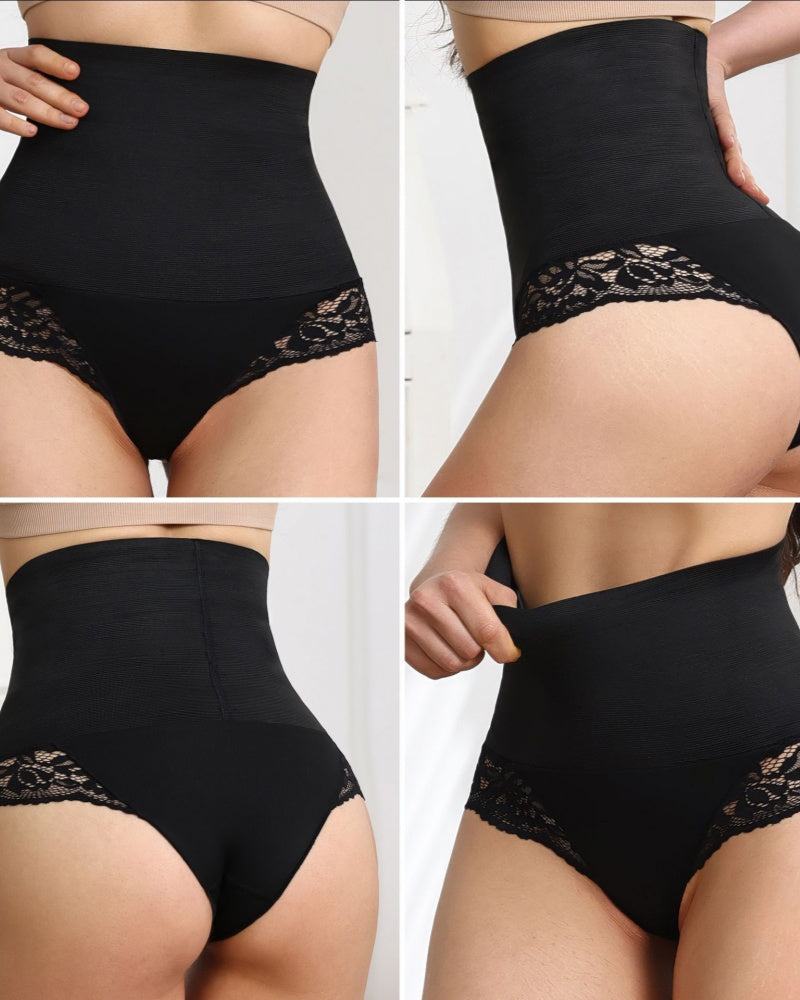 Thin Sexy Lace Panties for Tummy Control and Body Shaping