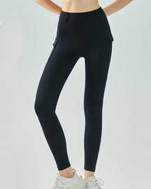 High Waist hip lift Tight fitting Quick Drying Yoga Pants with Pockets