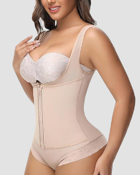 Fajas Colombianas Tummy Control Waist Trainer Open Bust Girdle Shapewear