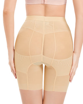 High Waist Mesh Shaping Panties Tummy Control Girdle Shapewear Shorts