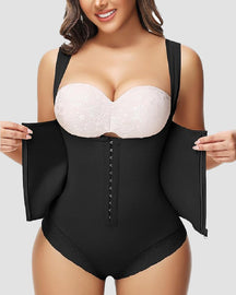 Fajas Colombianas Tummy Control Waist Trainer Open Bust Girdle Shapewear