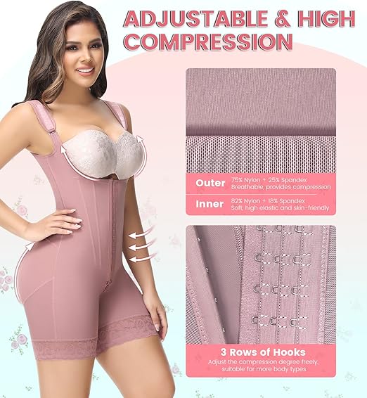 Fajas Colombianas Full Body Tummy Control Butt Lifting Post Surgery Compression Shapewear