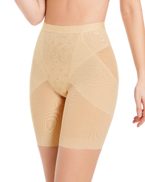 High Waist Mesh Shaping Panties Tummy Control Girdle Shapewear Shorts