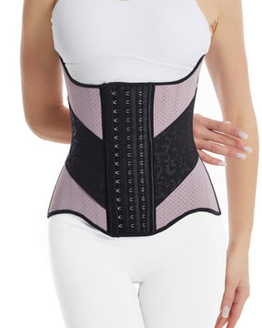 25 Steel Boned Hourglass Latex Corset Sport Postpartum Waist Trainer