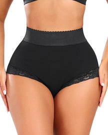 Women's Triangle Mid Waist Hip Lifting Tummy Control Shapewear Shorts