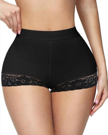 High Waist Women Hip Enhancer Tummy Control Lace Body Shaper Shorts