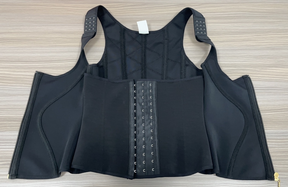 Women's Double Compression Bone Waist Trainer Tummy Control Postpartum Corset Vest