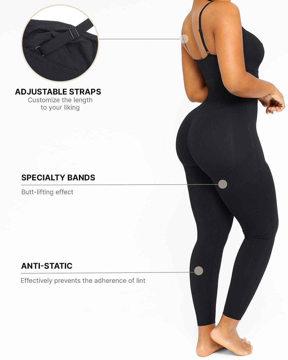 Women's Sleeveless Jumpsuit Tummy Control One Piece Waistband Bodycon Yoga Romper