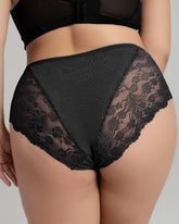 Plus Size Sexy Lace Briefs Comfortable And Breathable High Stretch Underwear