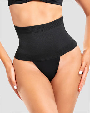 Women's Waist Cincher Shaper Thong Tummy Control High Waist Slimmer Shapewear Panty