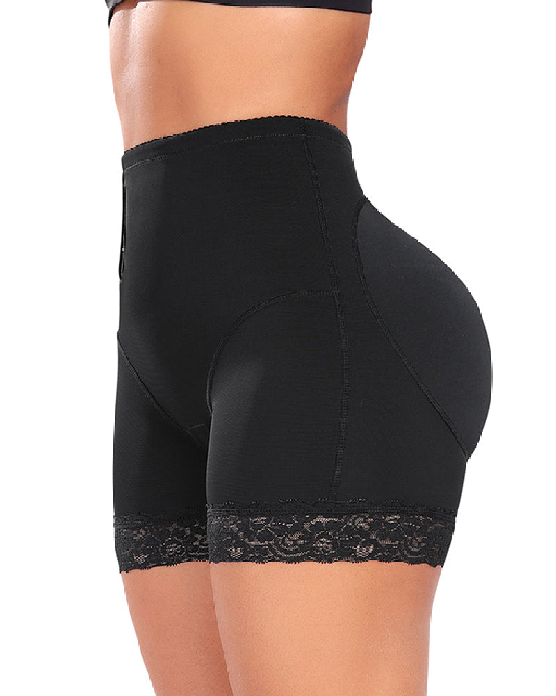 High Waist Side Hook Tummy Control Panty Girdle Waist Butt Lifter Shapewear Shorts