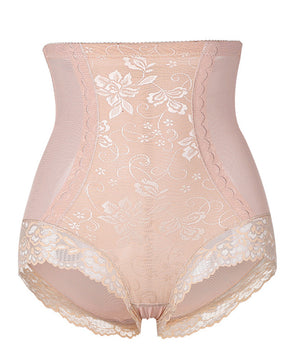 High Waisted Floral Lace Tummy Control Shapewear Panties Slimming Breathable Shaping Brief