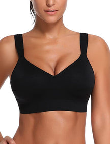 Seamless Yoga Sports Bras with Full Coverage