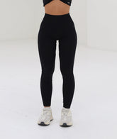 Seamless Ribbed Contour Leggings and Yoga Pants