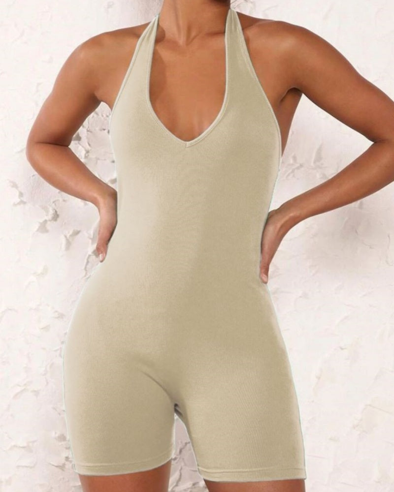 High Elastic Slim Sleeveless Bodysuit