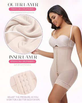 Fajas Colombianas Tummy Control Strapless Butt Lifter BBL Shapewear