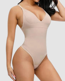 Seamless Tummy Control Bodysuit Butt Lifter Thong Backless Body Shaper