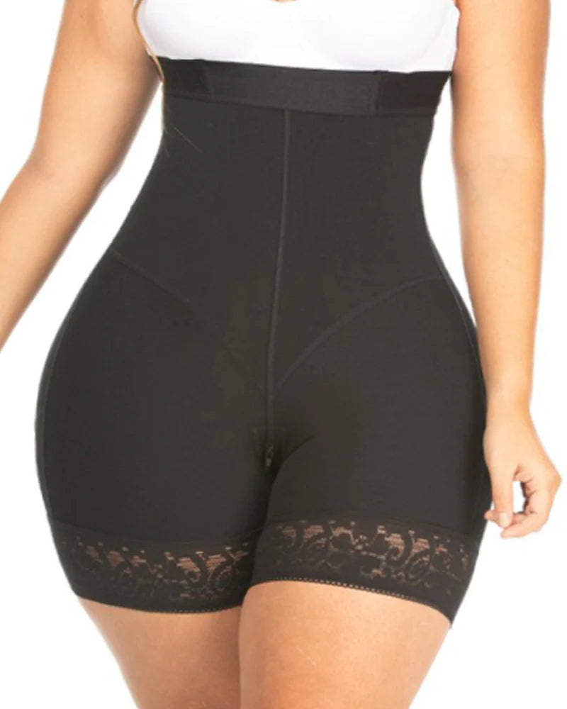 High Waist Butt Lifter Body Shaper Lace Shorts