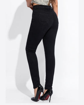 High Waist Slim Fit Skinny Jeans for Women with Elasticity