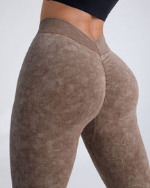 Peach Hip-lifting Seamless Yoga Pants Women's Elastic High Waist Fitness Pants