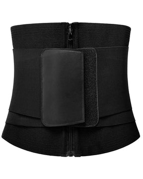 Double Compression Zipper Waist Trainder Corset Girdle