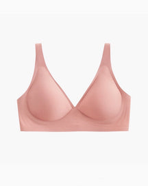 Sexy Seamless Deep V Soft Support Comfort Minimizer Bra