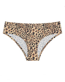 Sexy Leopard Print Seamless Briefs Low Waist One Piece Underwear