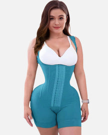 Firm Compression Tummy Control Shapewear Adjustable Bodysuit Hook and Eye Closure