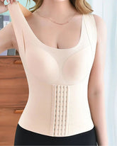 Comfort Double Compression Corset with Seamless Tummy Control and Back Support