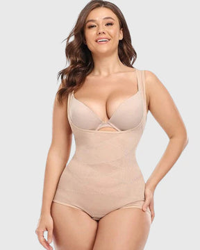 Mesh Seamless Waist Slimmer Corset Butt Shaping Shapewear Bodysuit