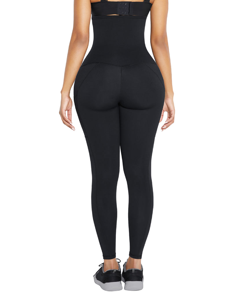 High Waist Compression Leggings With Pockets