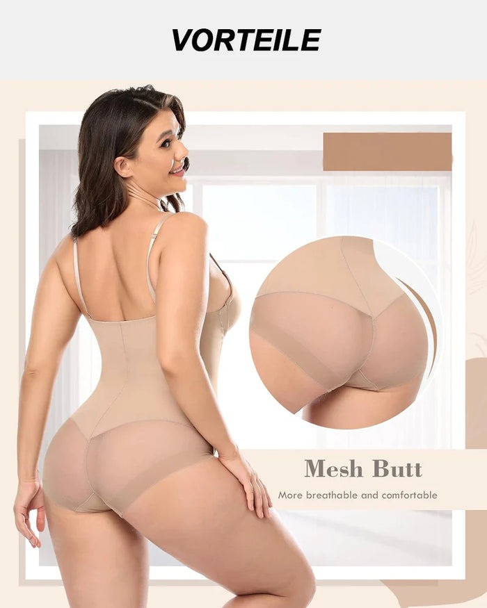 Breast Push Up Butt Lift Bodysuit Shapewear With Bra