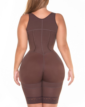 High Compression Hook and Eye Full Body Shaper Shapewear