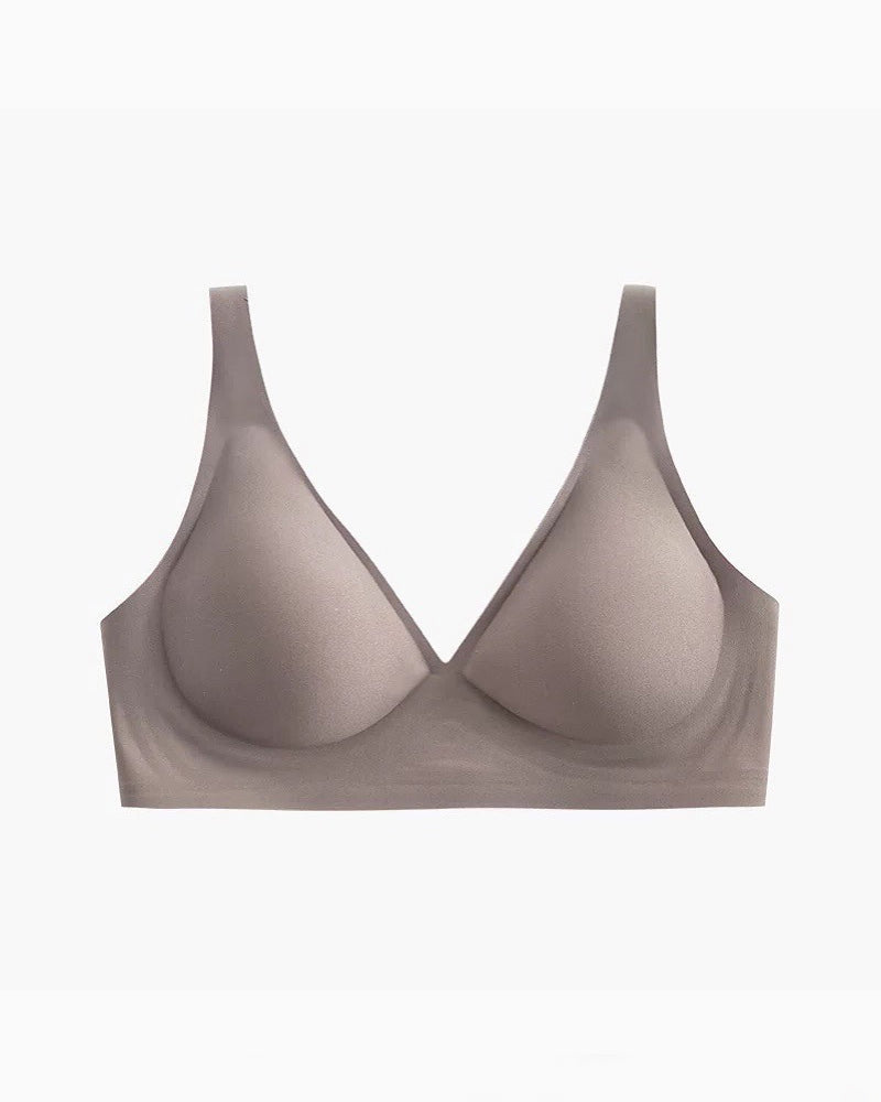 Sexy Seamless Deep V Soft Support Comfort Minimizer Bra