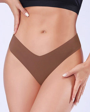 Sexy Ice Silk Low-Rise Panties Seamless Multicolor Briefs Lingerie